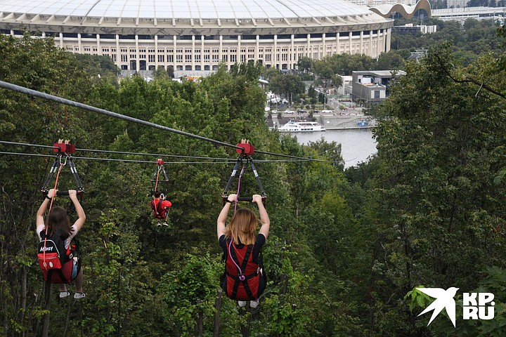 Zipline дети Скайпарк