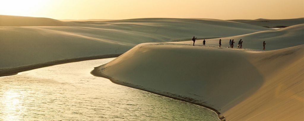 Уникальное место на Земле - водная пустыня Ленсойc-Мараньенсес