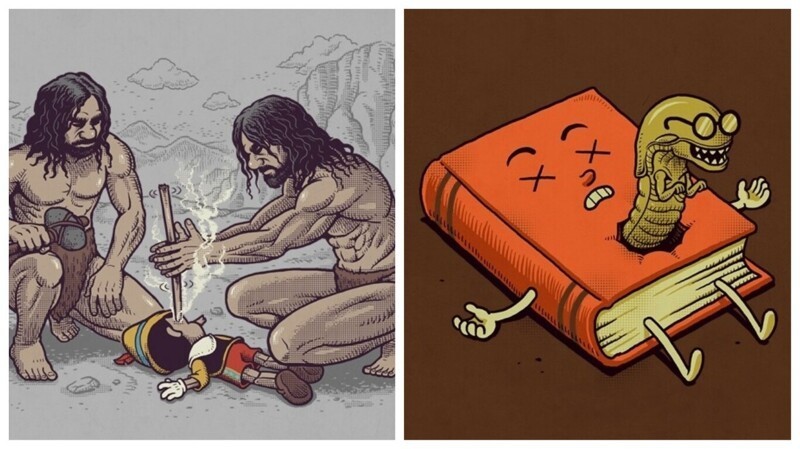 40 веселых картинок с налетом черного юмора - похожая новость на Toplenta