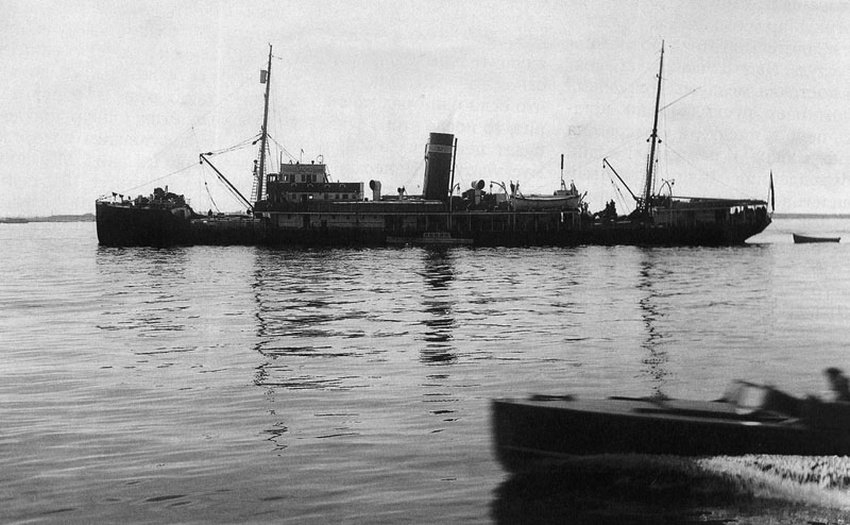 Ледокольный пароход "Садко" на Северной Двине 6 июля 1935 г.