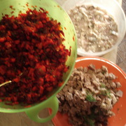 Винегрет (вариат... с селедкой или мясом)