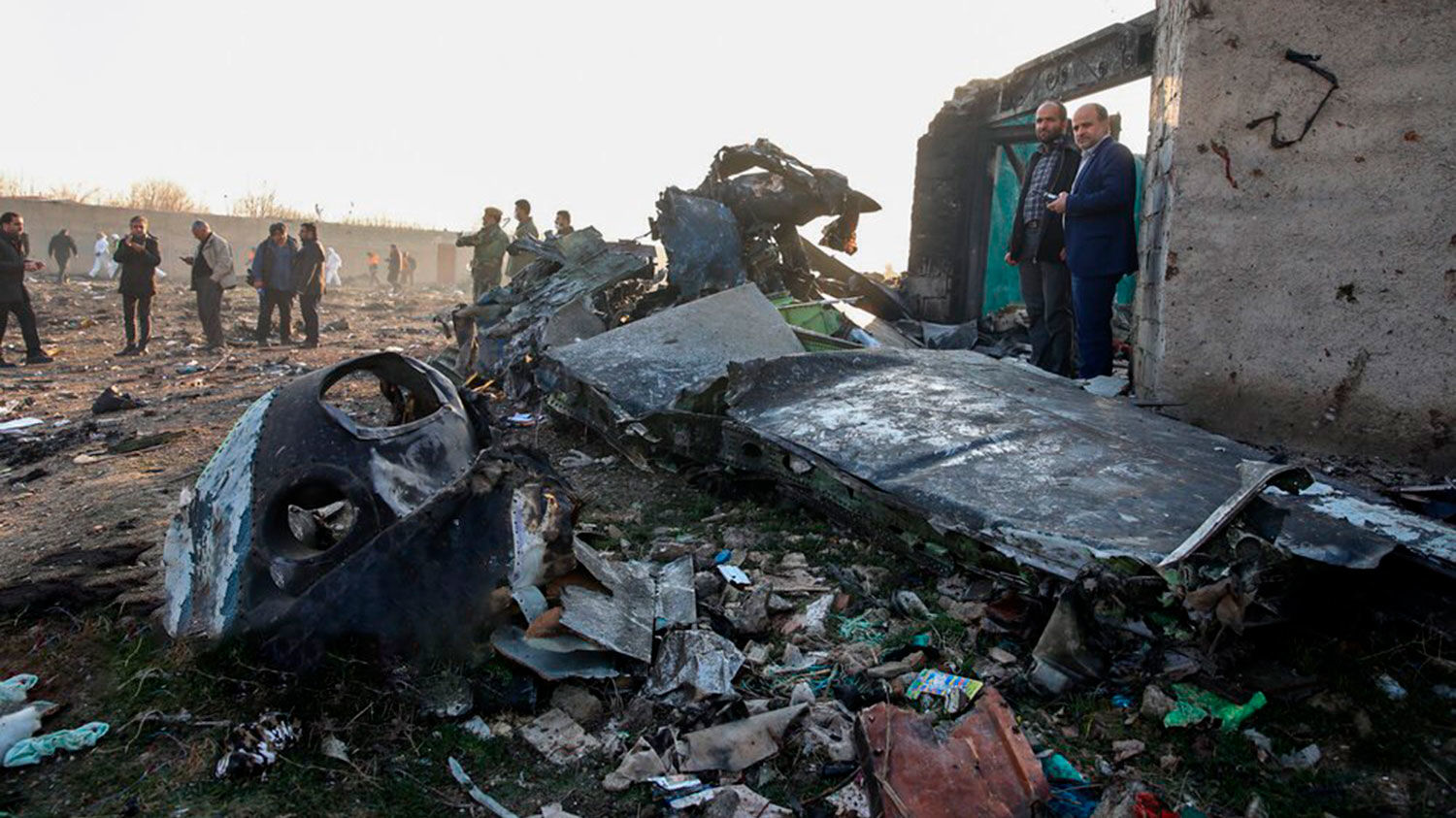 Крушение самолета Boeing 737 в Иране