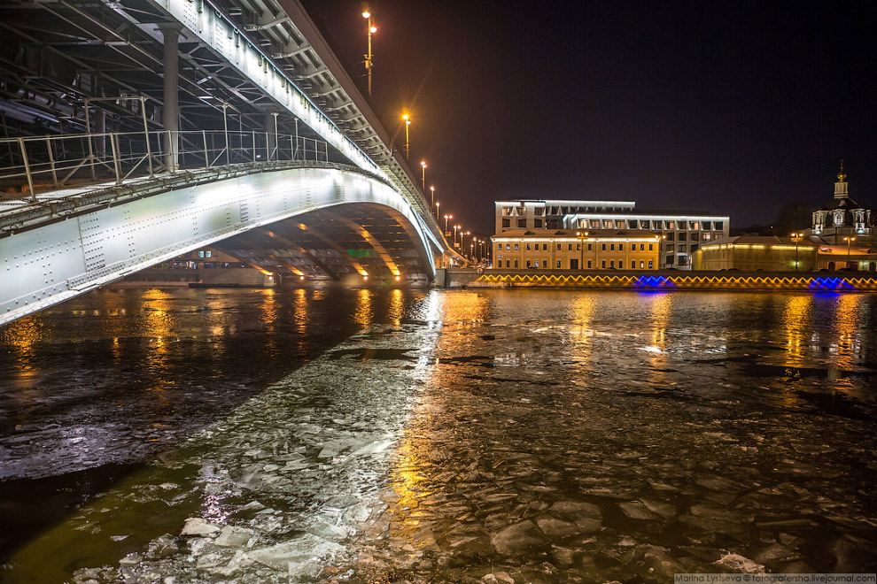 Прогулка по ледяной Москве