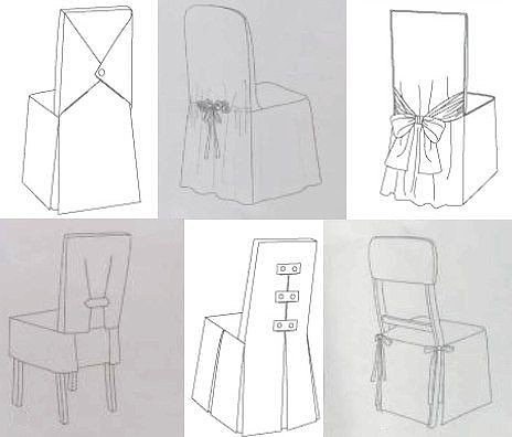 Чехлы для стульев: мастер-класс домашний очаг...