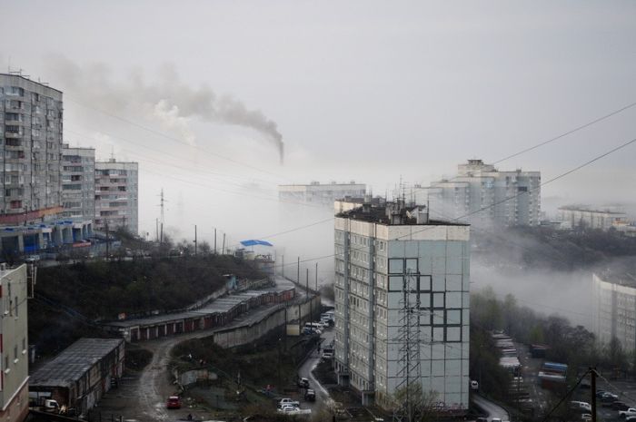 Туман во Владивостоке (32 фото)