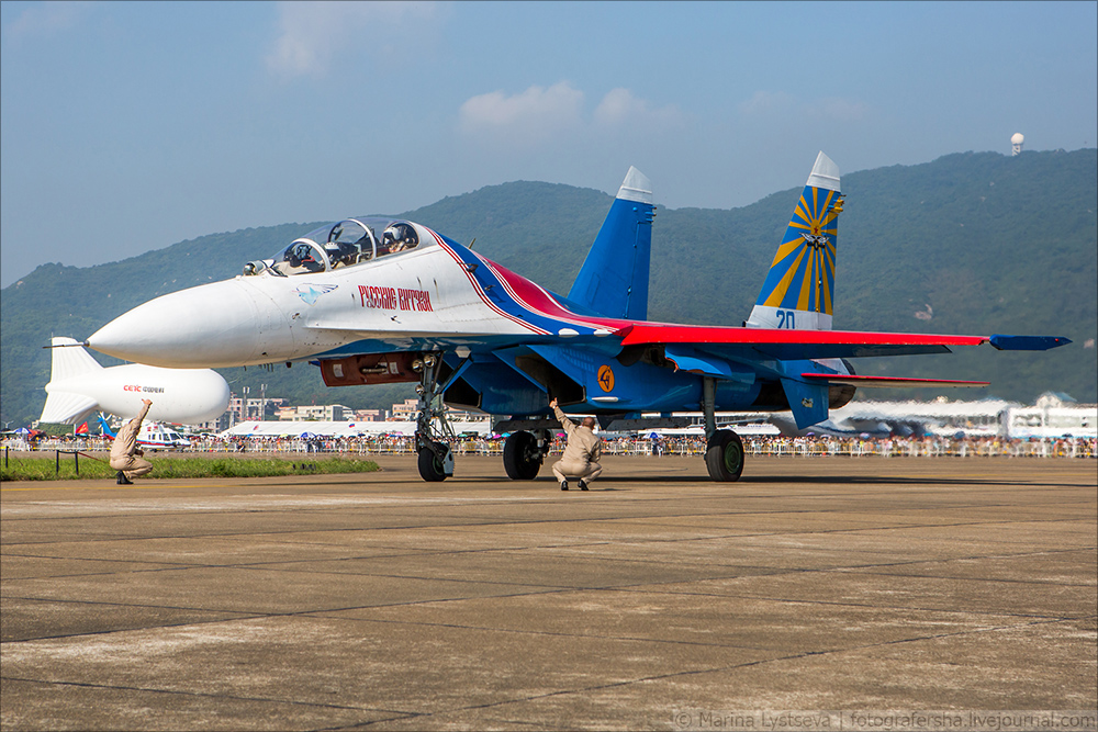 Русские витязи и Стрижи на China Airshow 2016