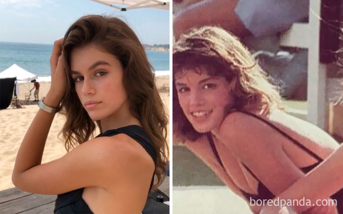 Kaia Gerber And Cindy Crawford At Age 16