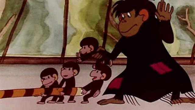 Обезьянка мама и ее дети. "Осторожно, обезьянки!" (1983-1997).