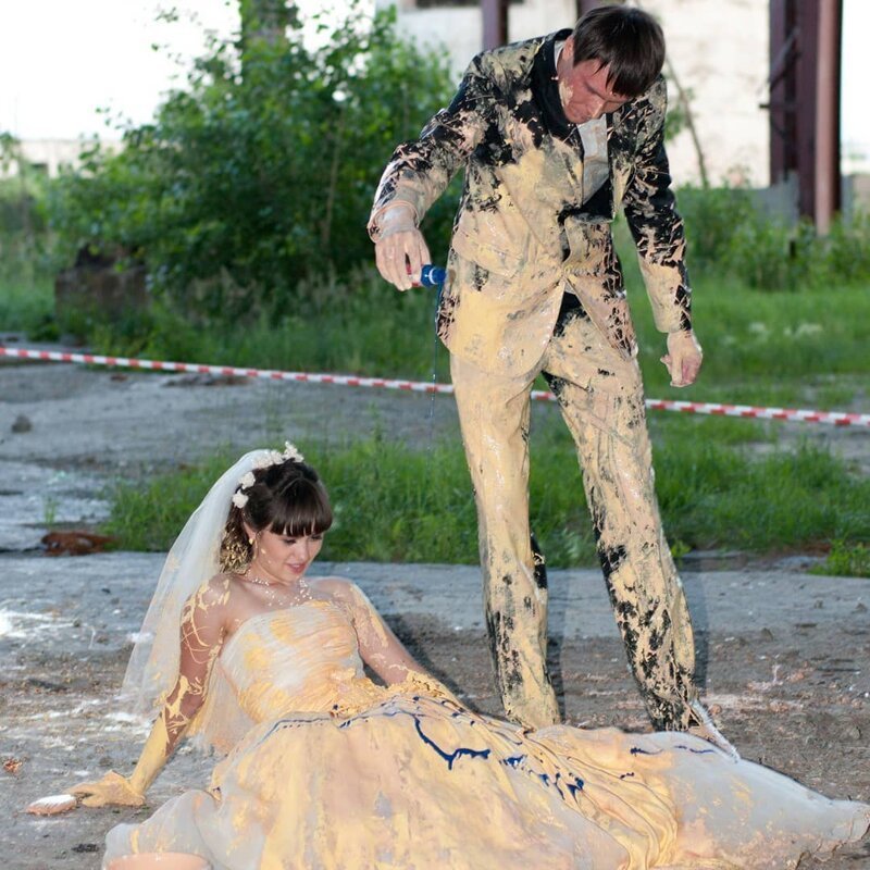 Русская свадьба, бессмысленная и беспощадная: 30 фото, от которых стыдно и смешно Россия,свадьба,фотография,юмор и курьезы