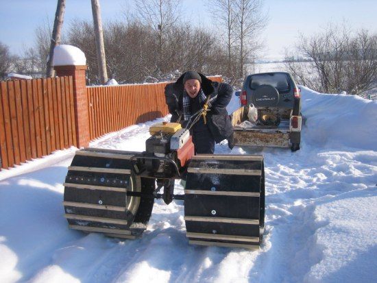 Снегоходы русских "кулибиных" или готовь сани летом авто,отдых,самоделки