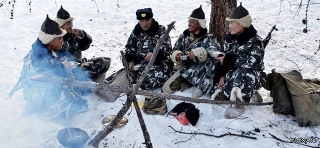 Будни монгольских пограничников на границе с Россией Будни монгольских пограничников на границе с Россией