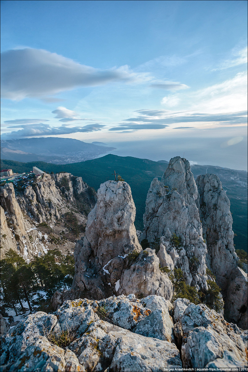 Гора Ай-Петри - знаменитая вершина крымских гор и мост в небо ай-петри, гора, история, крым, природа