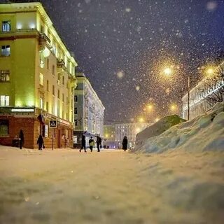 Норильск зимой.