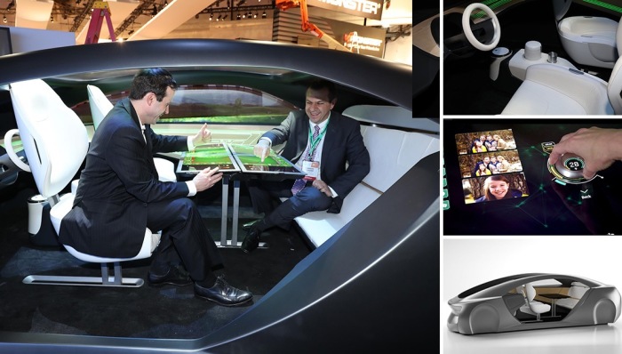 Компания Panasonic показала виденье автомобильного салона будущего