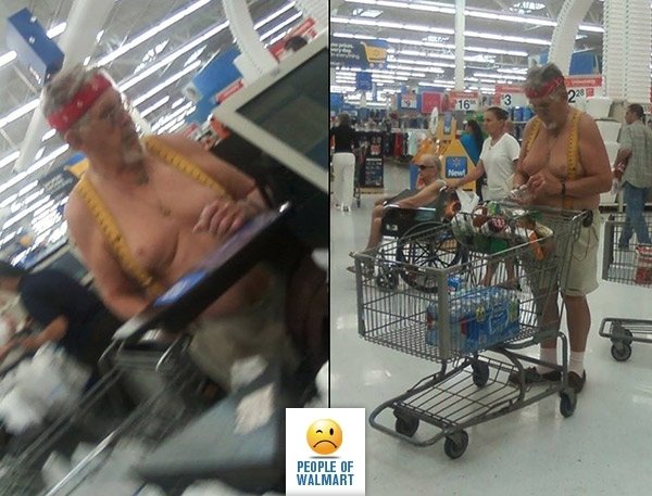 Странные посетители американских супермаркетов People Of Walmart, америка, люди, магазин, мода, одежда, чудики