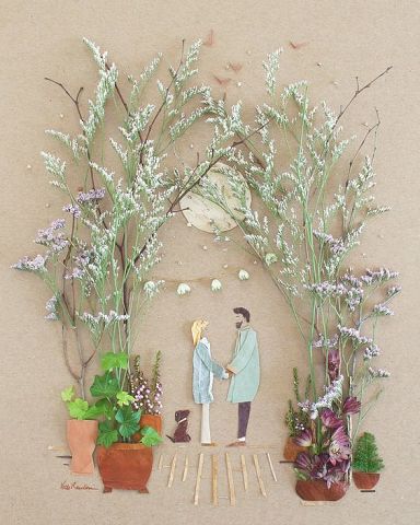 Картины из сухоцветов. Если человек талантлив, он творит шедевры из всего!