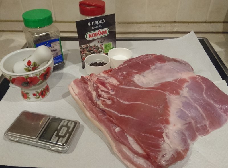 Грудинка (су вид) грудинка су-вид, еда, своими руками