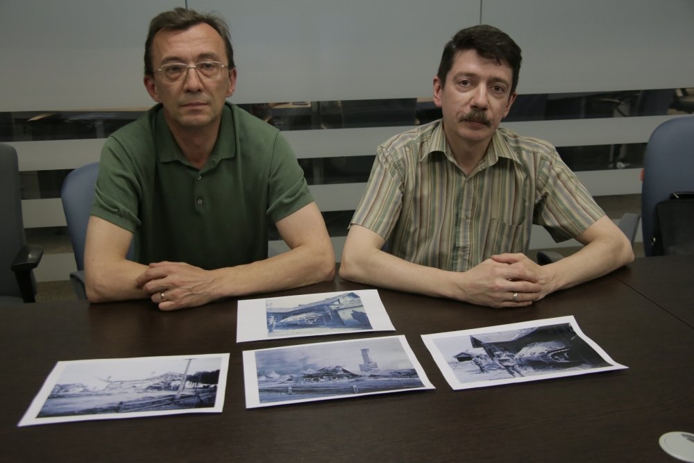Андрей Карпов (слева) и Денис Колокольчиков. / Сергей Шахиджанян