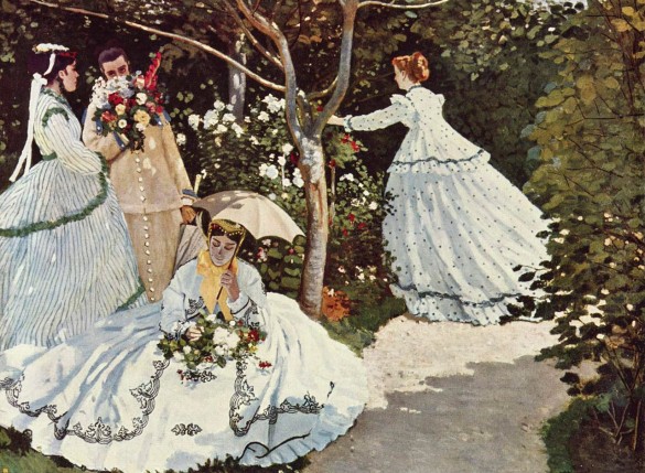 Фрагмент картины Клода Моне "Женщины в саду". Фото: общественное достояние