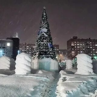 Настоящая зима: аномальное количество осадков превратило Норильск в город-с...