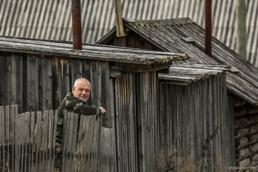 Северная деревня. Красота природы и ужасная бедность деревня,жизнь,Россия,север