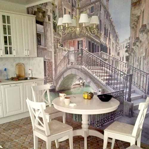 Украшаем кухню фотообоями Украшаем кухню фотообоями идеи для дома,интерьер и дизайн