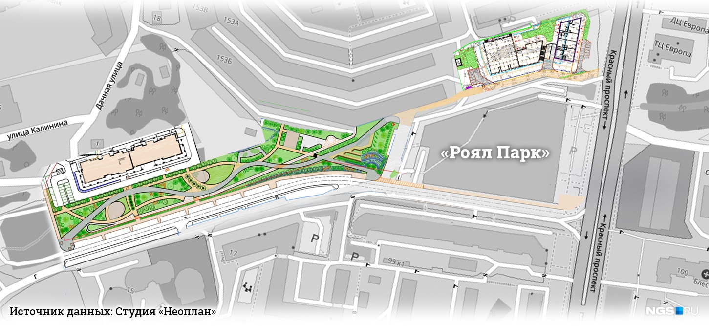 Карта роял парка новосибирск