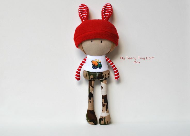 My Teeny-Tiny Doll® Max / 11" Handmade Fashion Dolls by Cook You Some Noodles®