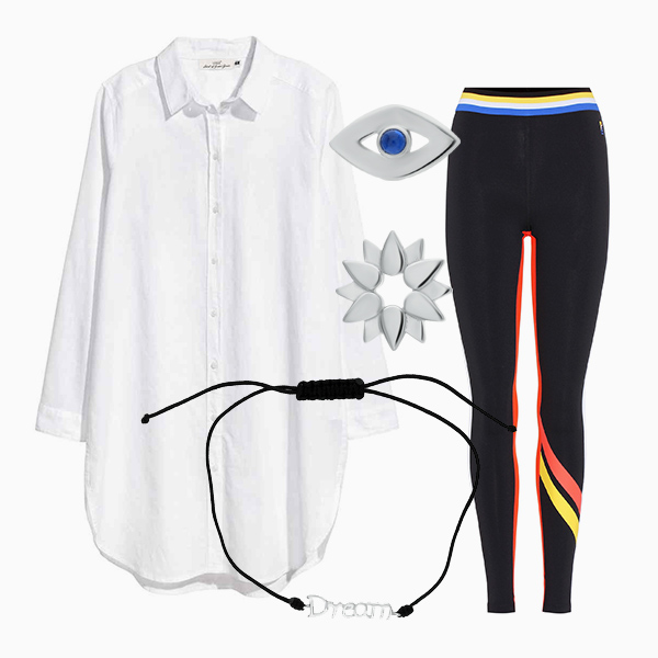 004 small 1 Идея, когда нечего надеть: белая рубашка + украшения