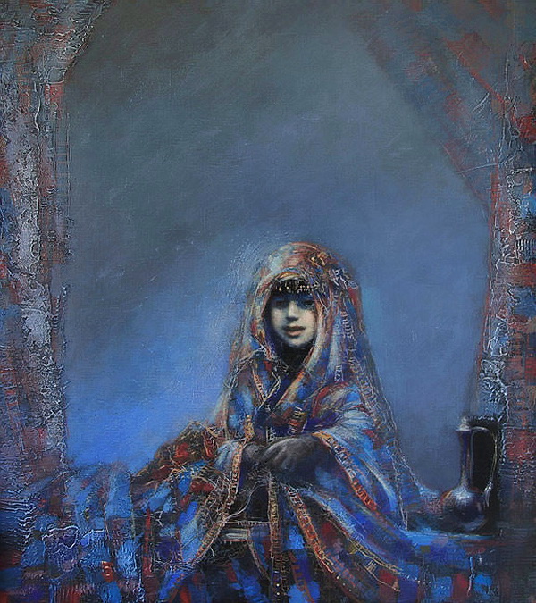 На магнетическом сеансе. Антон Павлович Чехов и художник Владимир Рябчиков Живопись