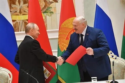 Путин поздравил Лукашенко с днем рождения