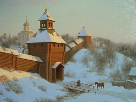 Художник Виктор Тормосов. Где стеною снега… Художник Виктор Тормосов. Где стеною снега…