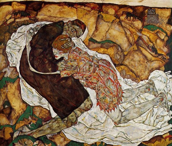 Смерть и девушка, 1915