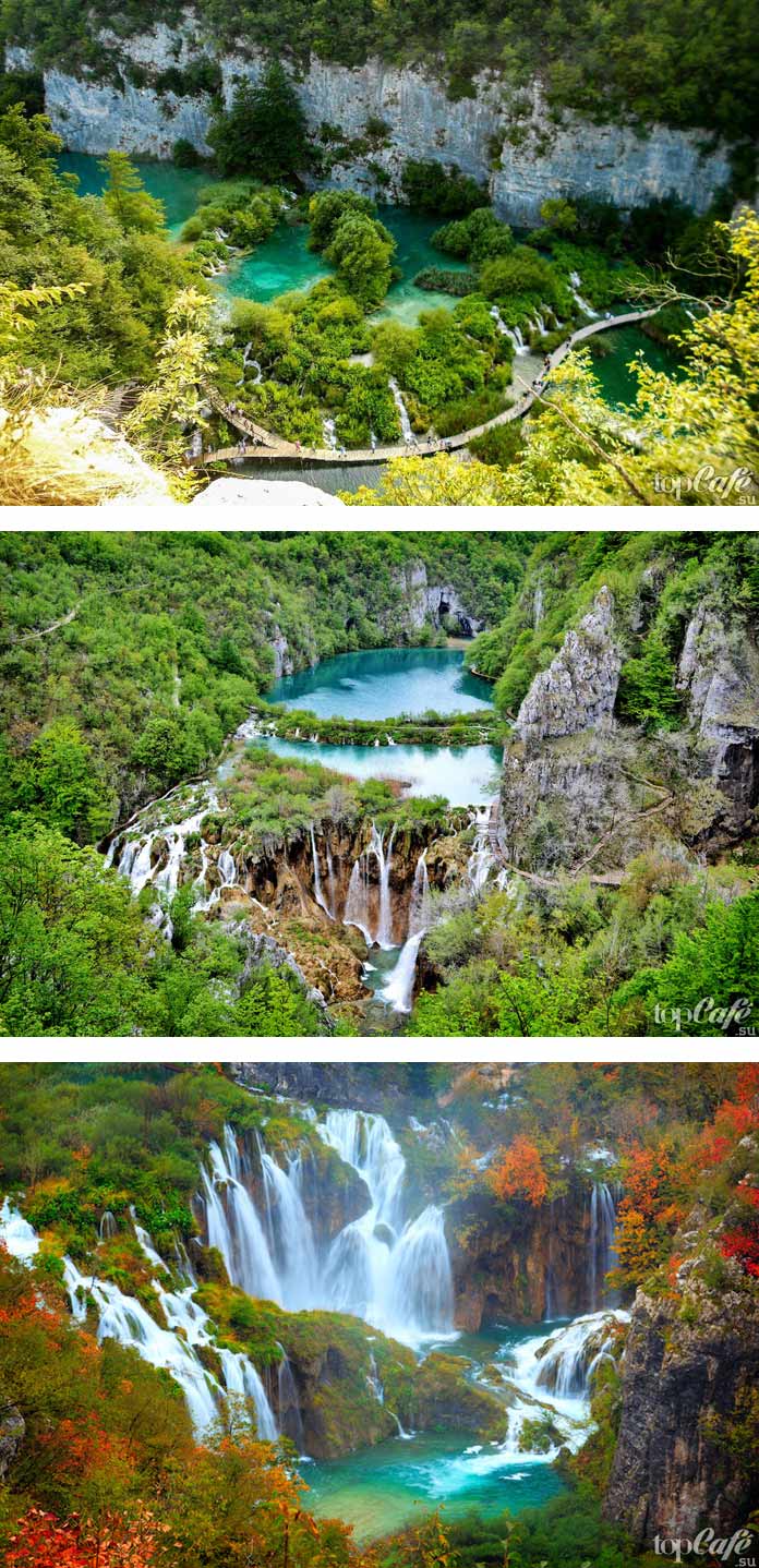 Фото плитвицких озёр