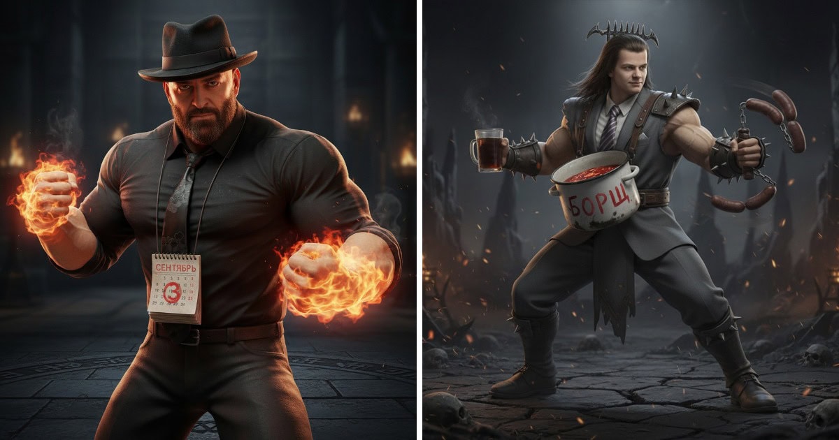 Как бы выглядели герои мемов, будь они бойцами из Mortal Kombat