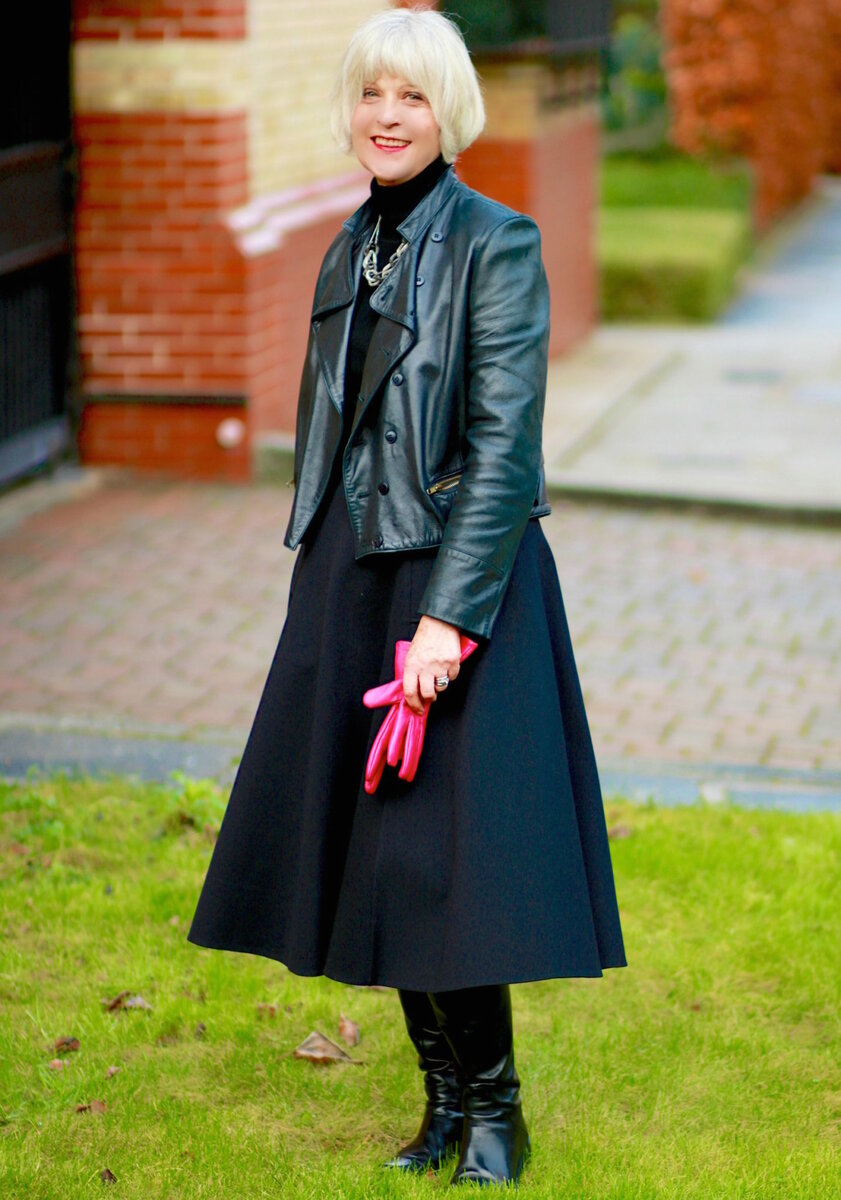 Куртка-косуха и образы для элегантной и стильной женщины 50+