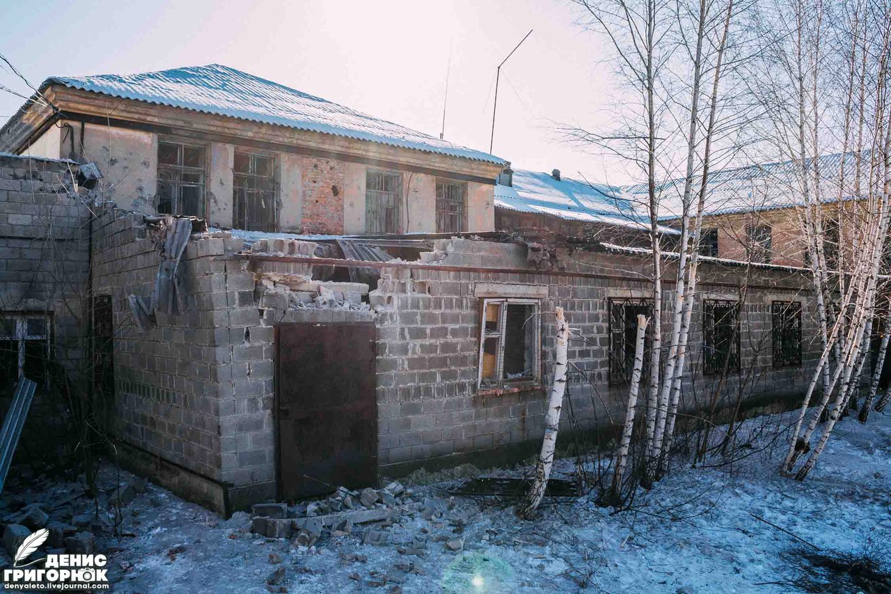 ДНР. Последствия обстрела больницы в Макеевке, где погибли люди