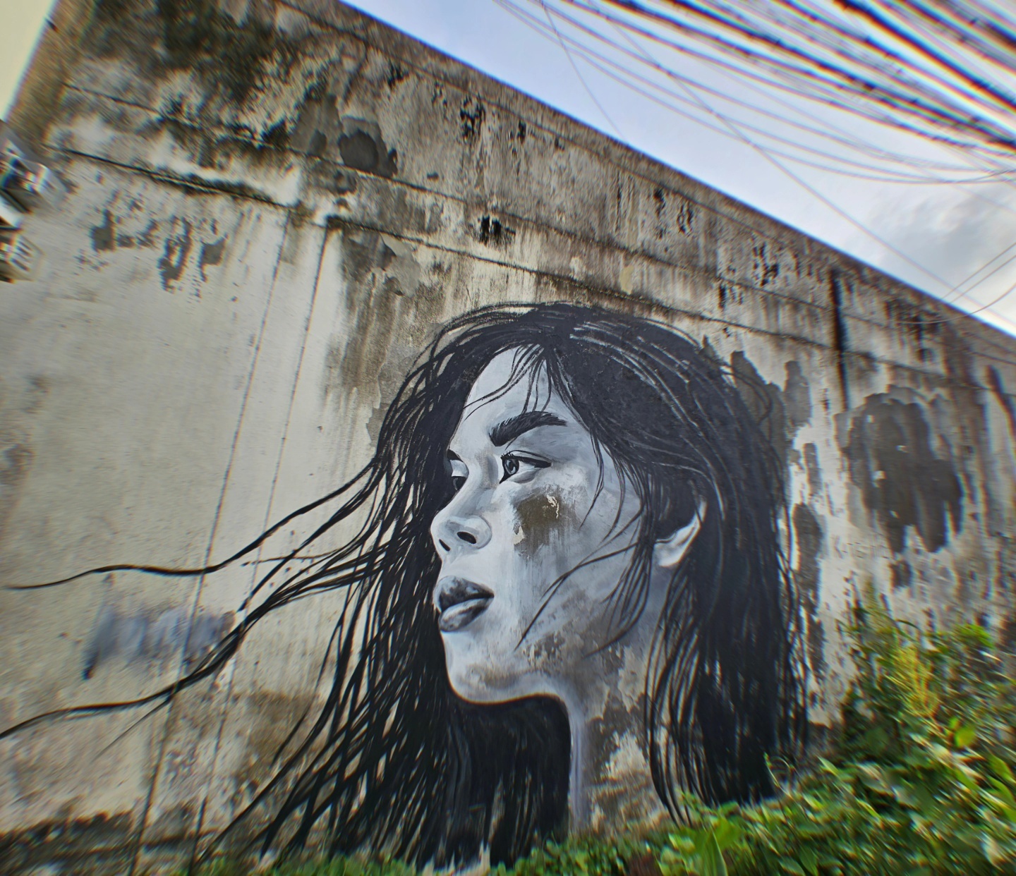 Картина тверской художницы Кати ХБ появилась на здании в Таиланде