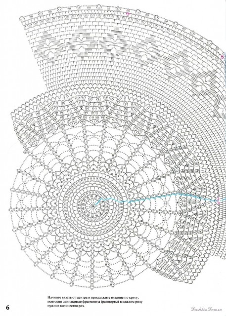 Вязаные скатерти с описанием вязание