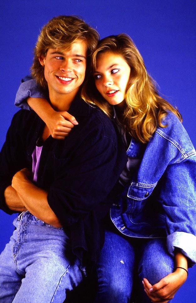 23-летний Брэд Питт, Брэд Питт 1987, Kathy Amerman 1987, brad pitt 1987