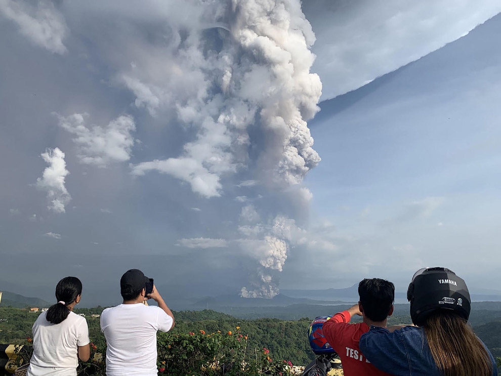 Извержения вулкана на Филиппинах