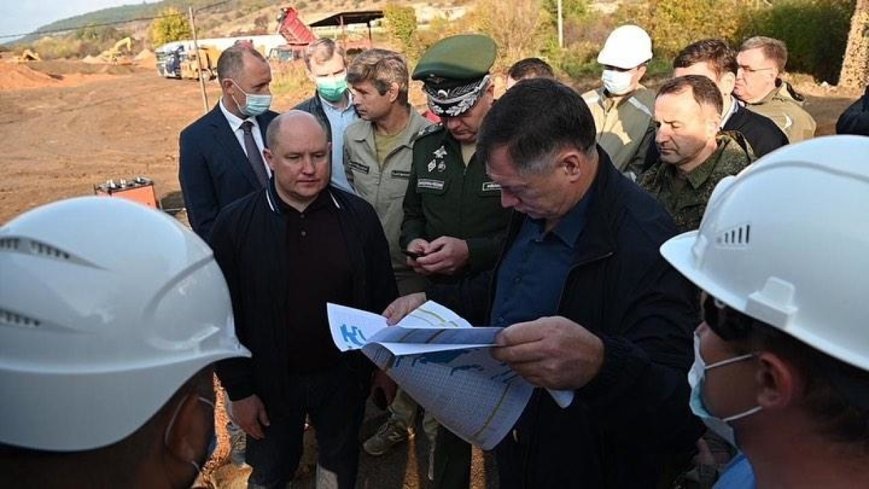Марат хуснуллин в Севастополе проверят строительство объекта
