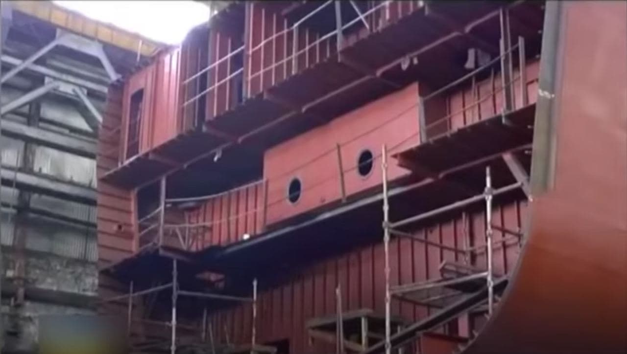 Корвет ВМС Украины «разорвало» на части Корвет ВМС Украины «разорвало» на части вмф,украина