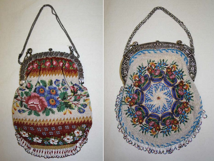 Дамские сумочки 1825-1830 гг. | Фото: fiveminutehistory.com.