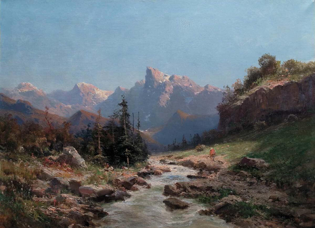 Художник Fritz Ebel (Фриц Эбель)