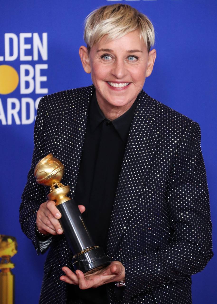 Эллен ДеДженерес на церемонии «Золотой Глобус», 2020