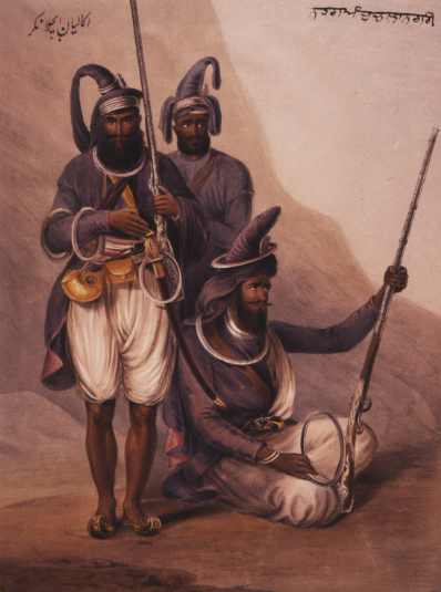 Сикхские воины. /Фото: wikimedia.org.