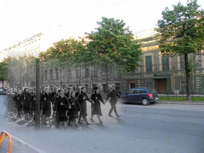 Ленинград 1942-2009 улица Чайковского блокада, ленинград, победа