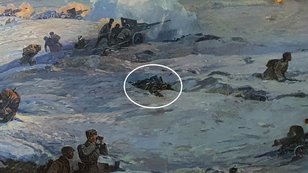 Подвиг Матвея Путилова. Панорама "Сталинградская битва". Волгоград