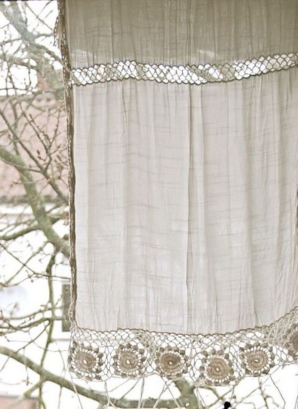 Идеи штор и занавесок в винтажном стиле для дачного дома
